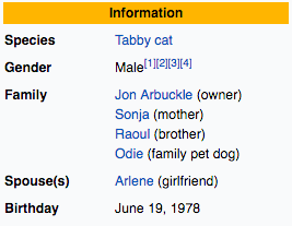 Illustration for article titled A war has been waged over whether or not Garfield is male